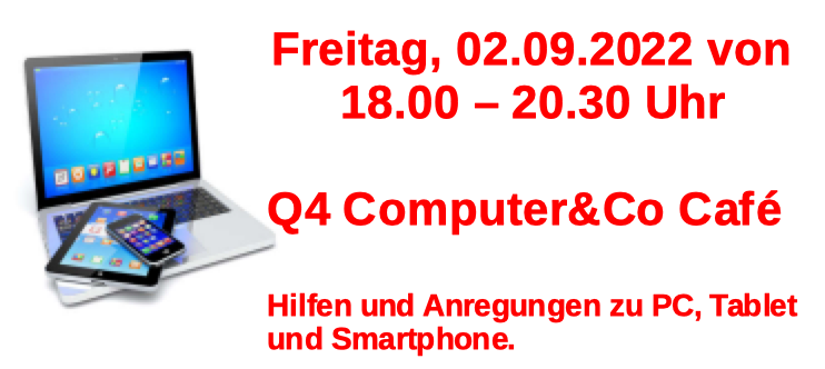 Computer&Co Cafe wieder ab dem 02.09.22