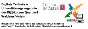 Digitale Teilhabe – 1. Halbjahr 2025 Unterstützungsangebote der Di@-Lotsen Quartier4 Waldems/Idstein